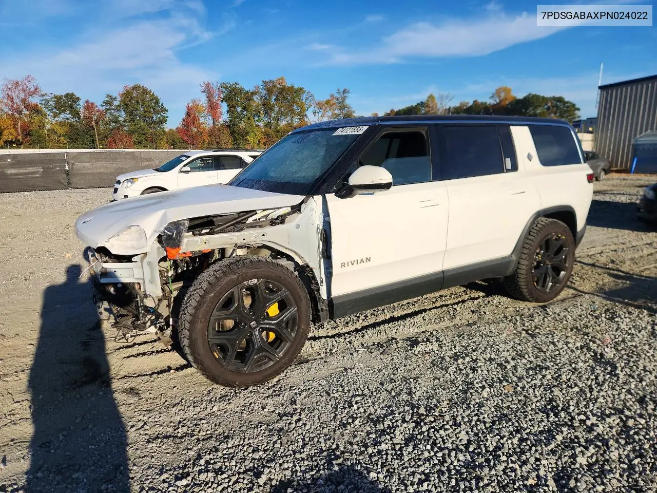 RIVIAN R1S 2023, VIN 7PDSGABAXPN024022