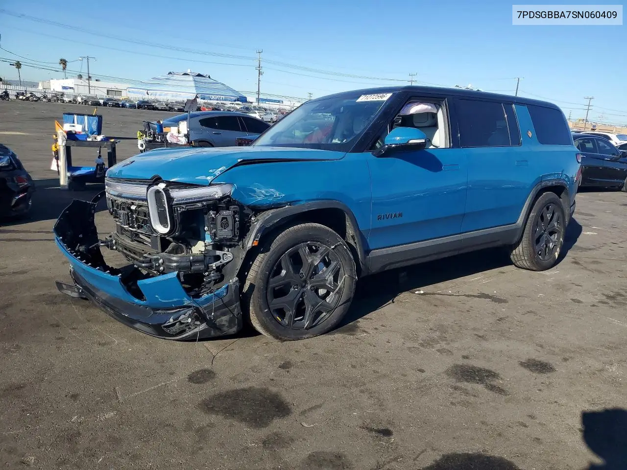 RIVIAN R1S 2025, VIN 7PDSGBBA7SN060409