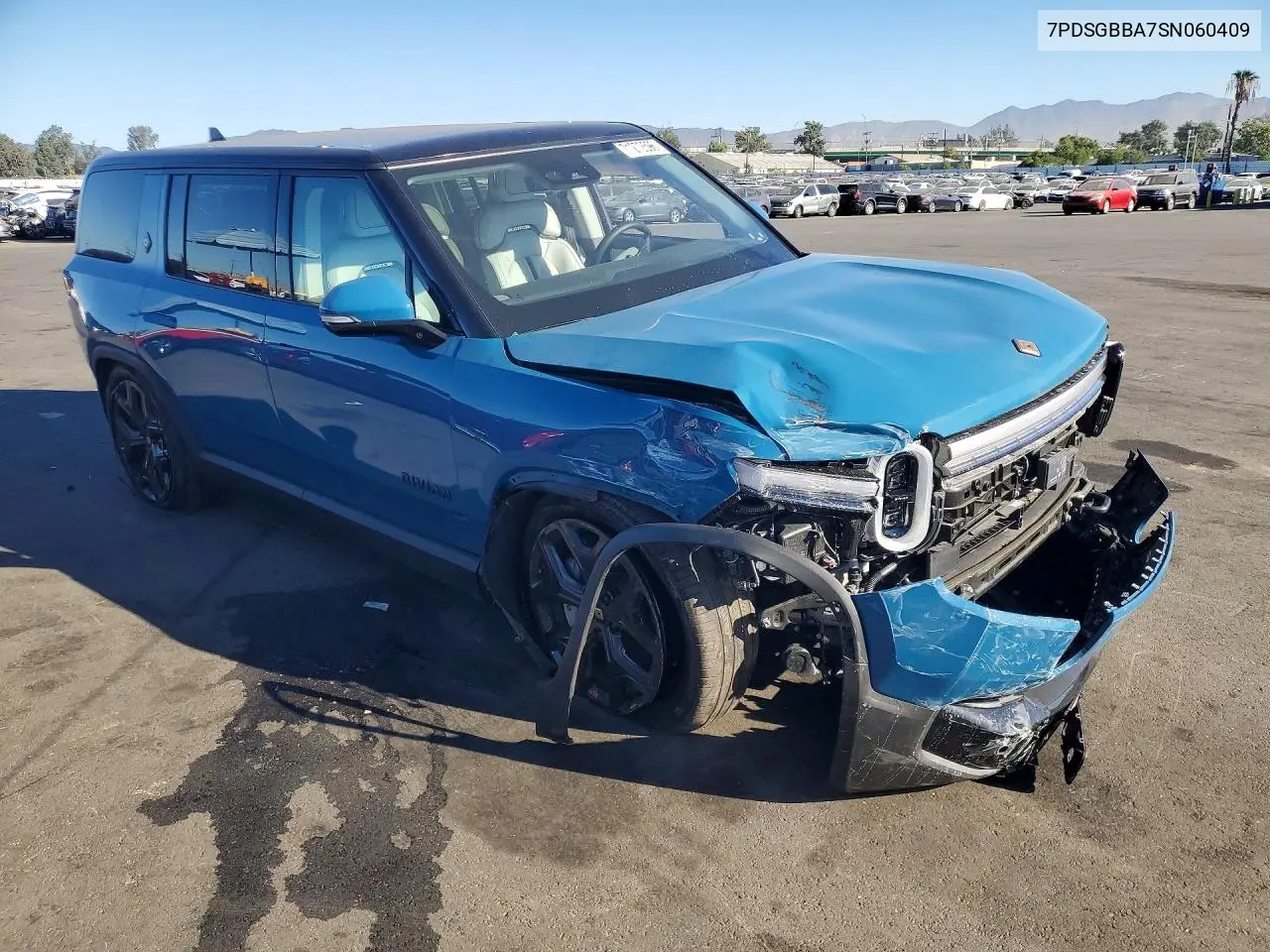2025 RIVIAN R1S VIN 7PDSGBBA7SN060409 — фото 4
