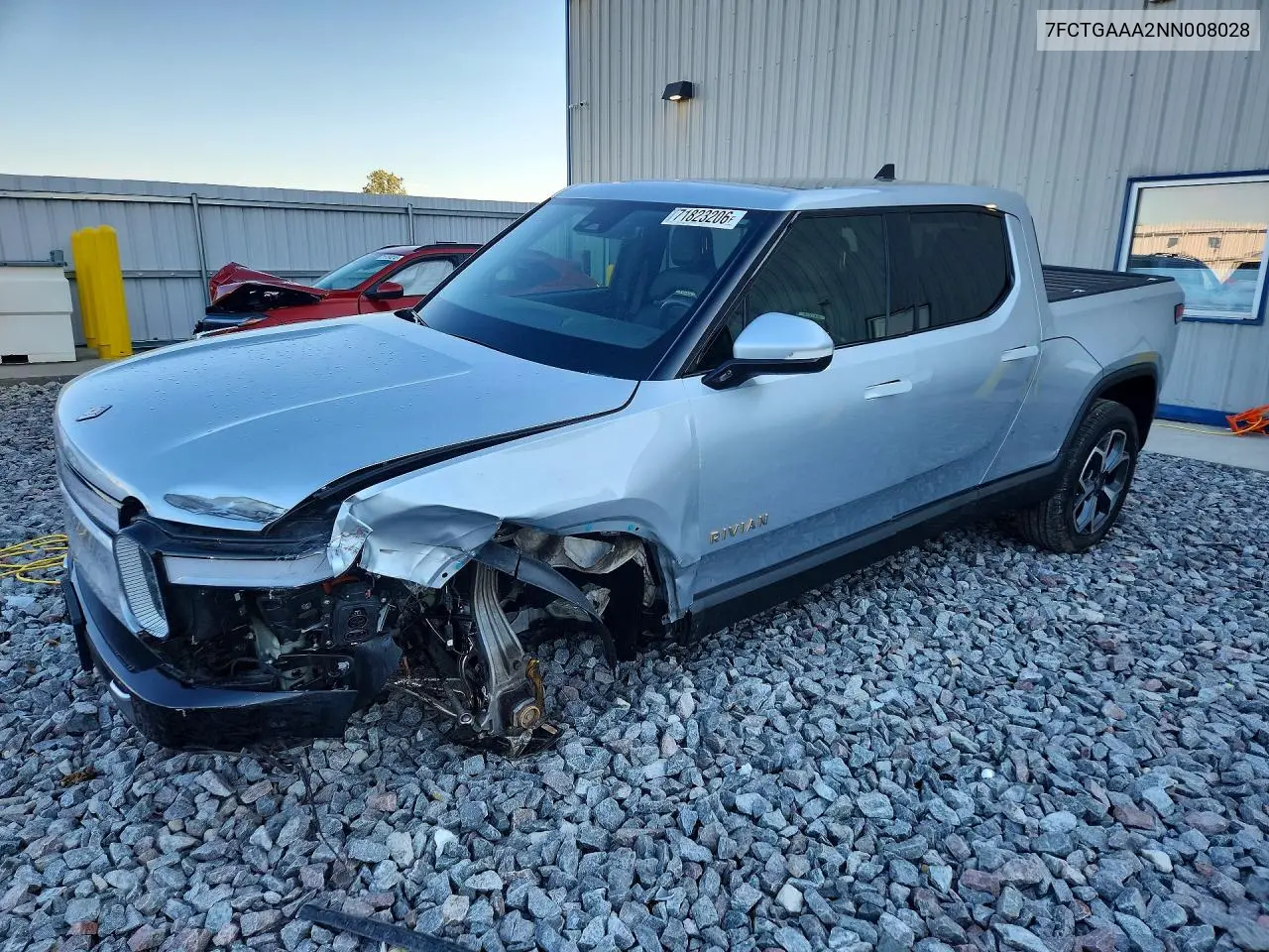RIVIAN R1T 2022, VIN 7FCTGAAA2NN008028