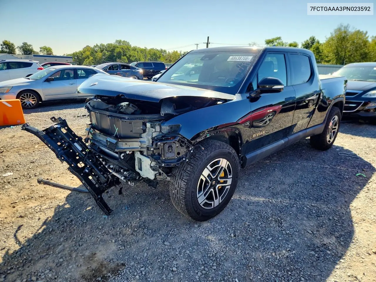 RIVIAN R1T 2023, VIN 7FCTGAAA3PN023592