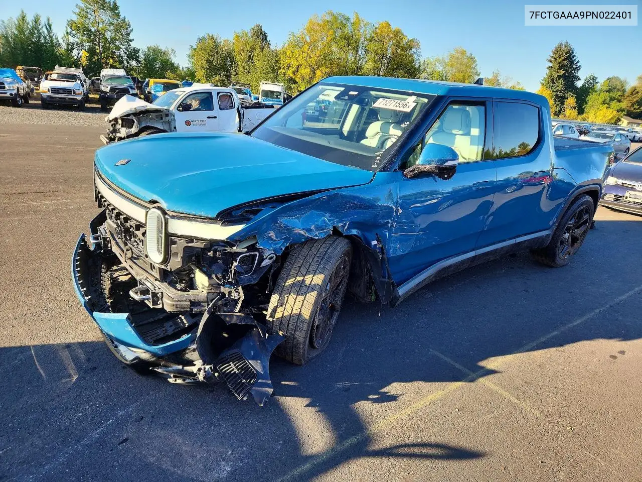 RIVIAN R1T 2023, VIN 7FCTGAAA9PN022401