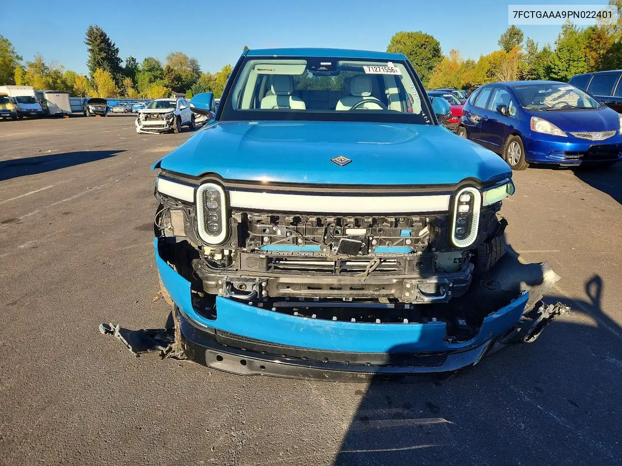 2023 RIVIAN R1T VIN 7FCTGAAA9PN022401 — фото 5
