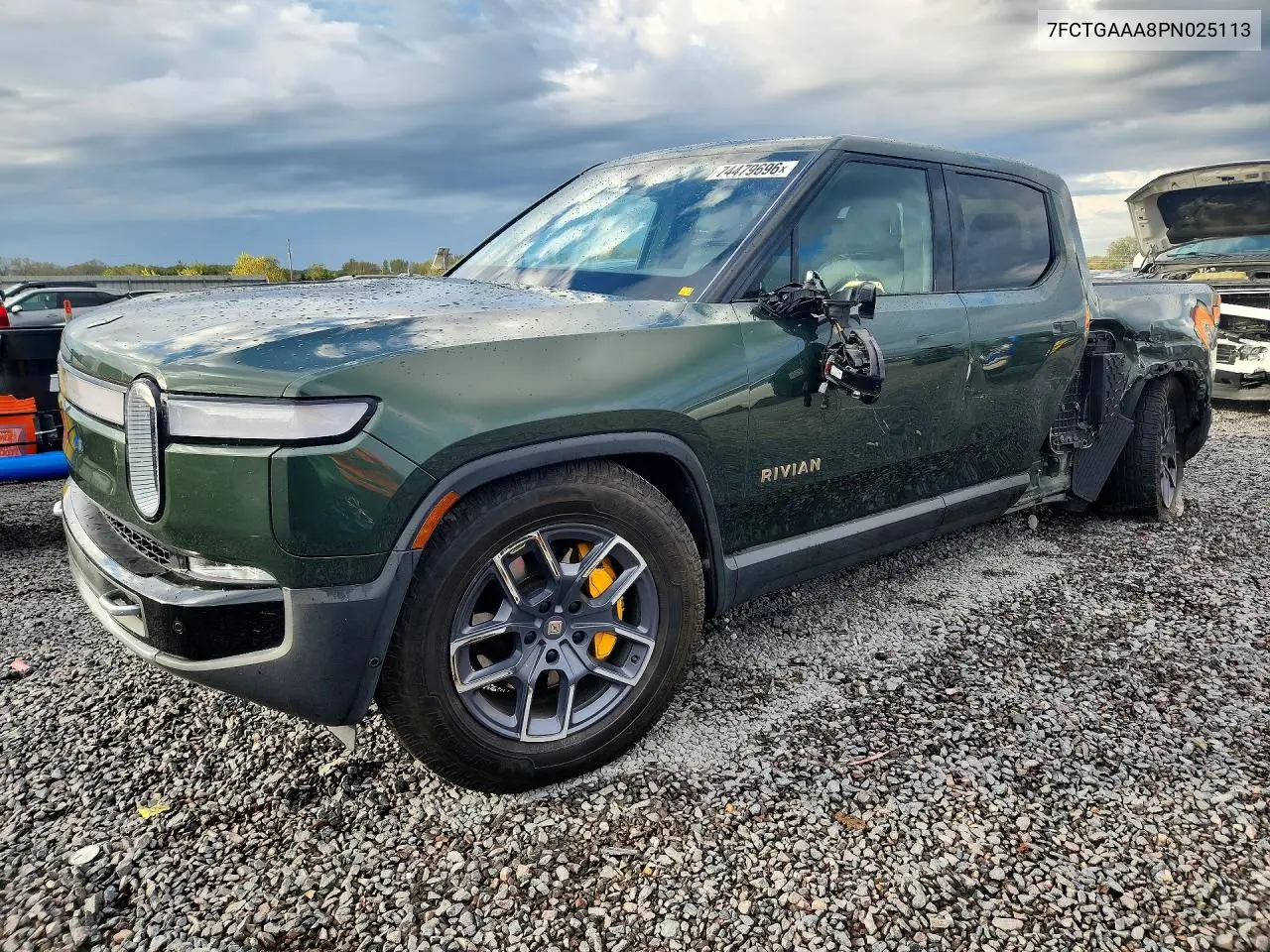RIVIAN R1T 2023, VIN 7FCTGAAA8PN025113