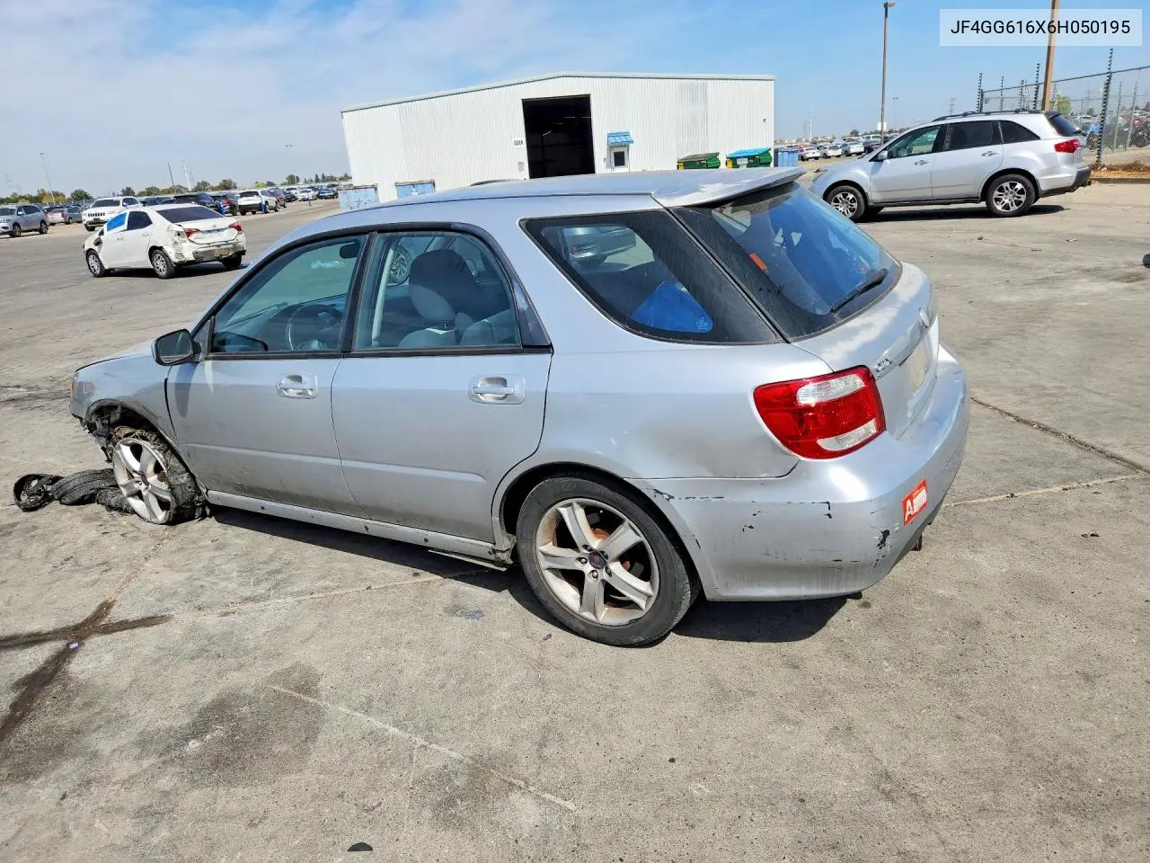 2006 SAAB 9-2X VIN JF4GG616X6H050195 — фото 2