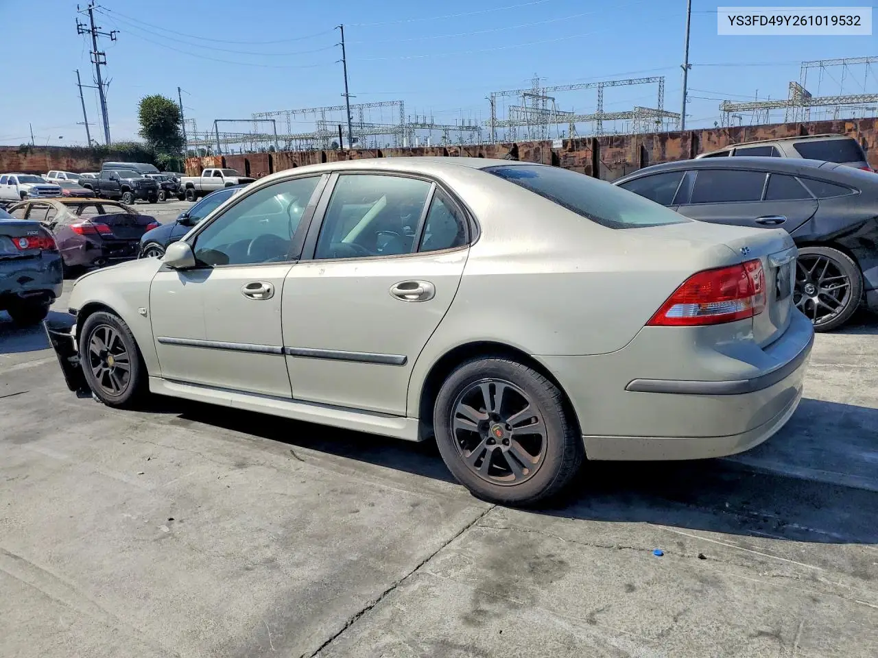 2006 SAAB 9-3 VIN YS3FD49Y261019532 — фото 2