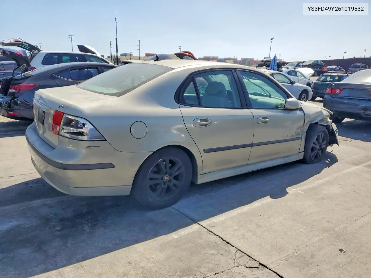 2006 SAAB 9-3 VIN YS3FD49Y261019532 — фото 3
