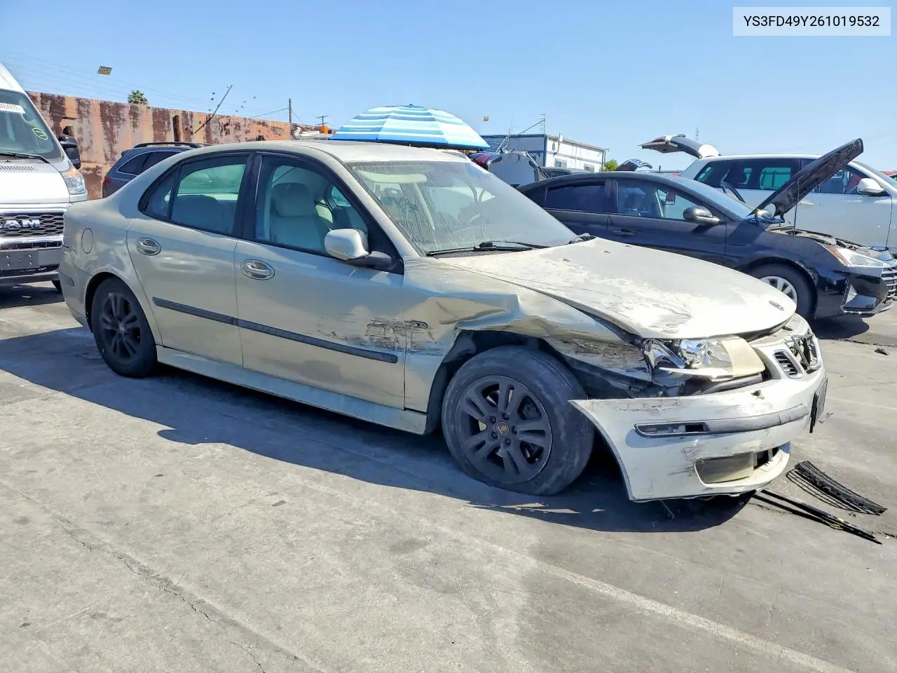 2006 SAAB 9-3 VIN YS3FD49Y261019532 — фото 4