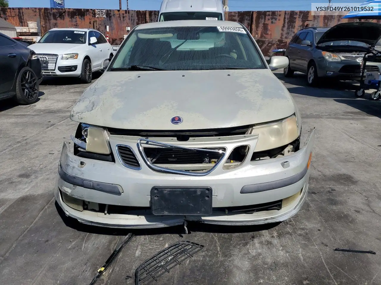 2006 SAAB 9-3 VIN YS3FD49Y261019532 — фото 5