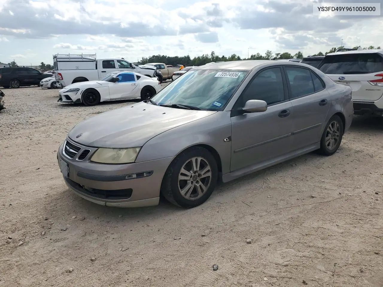 SAAB 9-3 2006, VIN YS3FD49Y961005000
