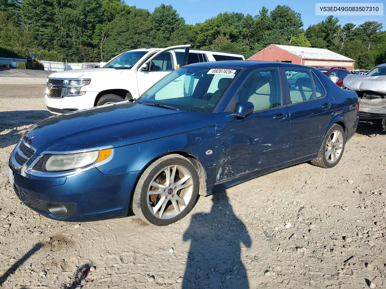 SAAB 9-5 2008, VIN YS3ED49G083507310
