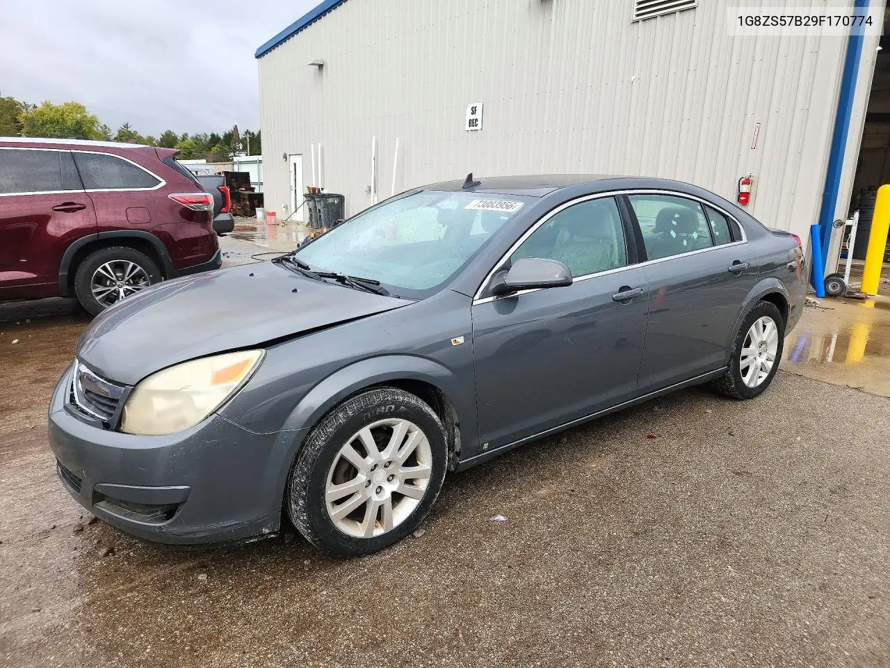 SATURN AURA 2009, VIN 1G8ZS57B29F170774