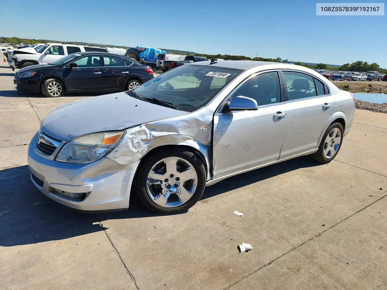SATURN AURA 2009, VIN 1G8ZS57B39F192167