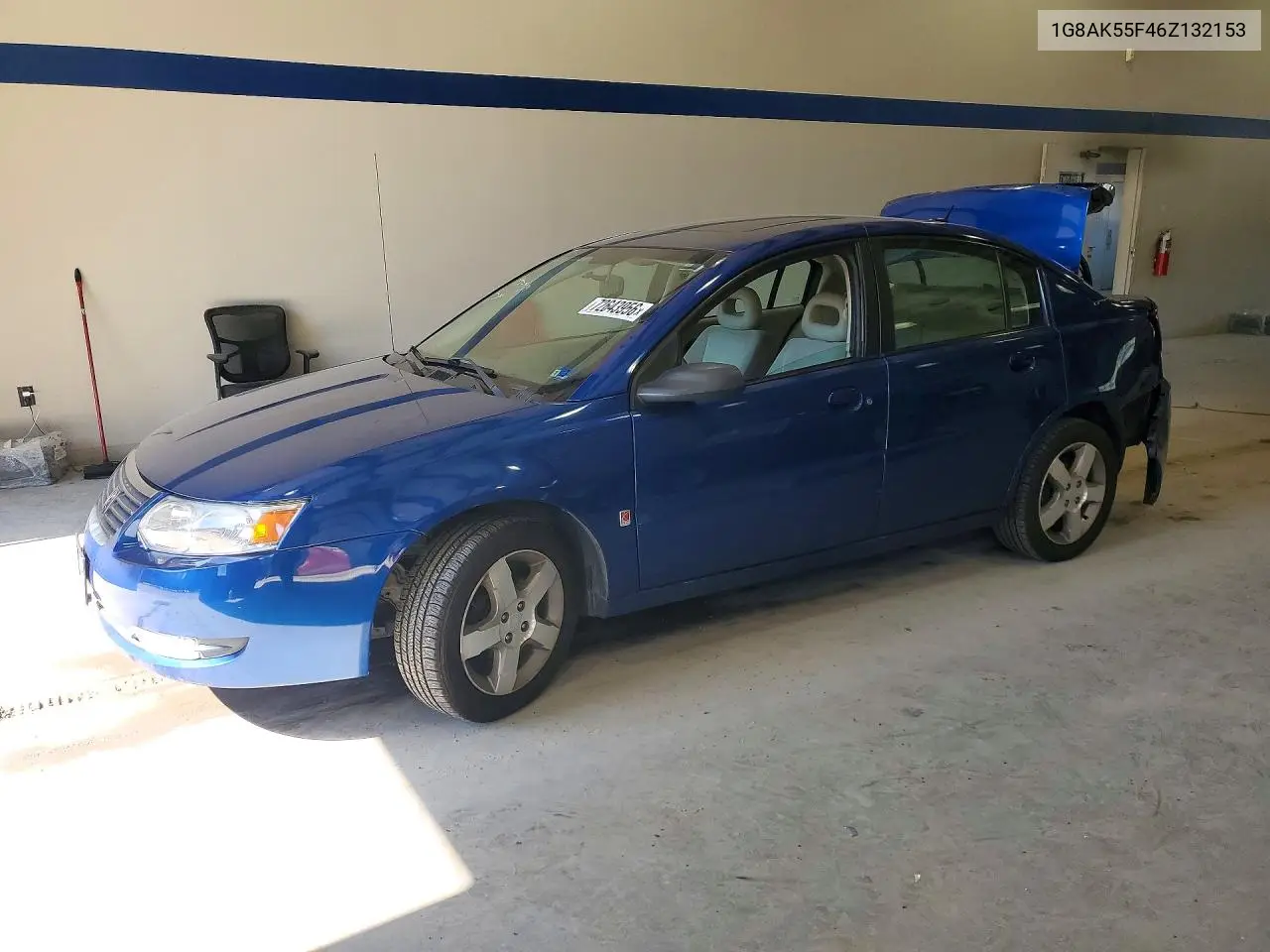 SATURN ION 2006, VIN 1G8AK55F46Z132153
