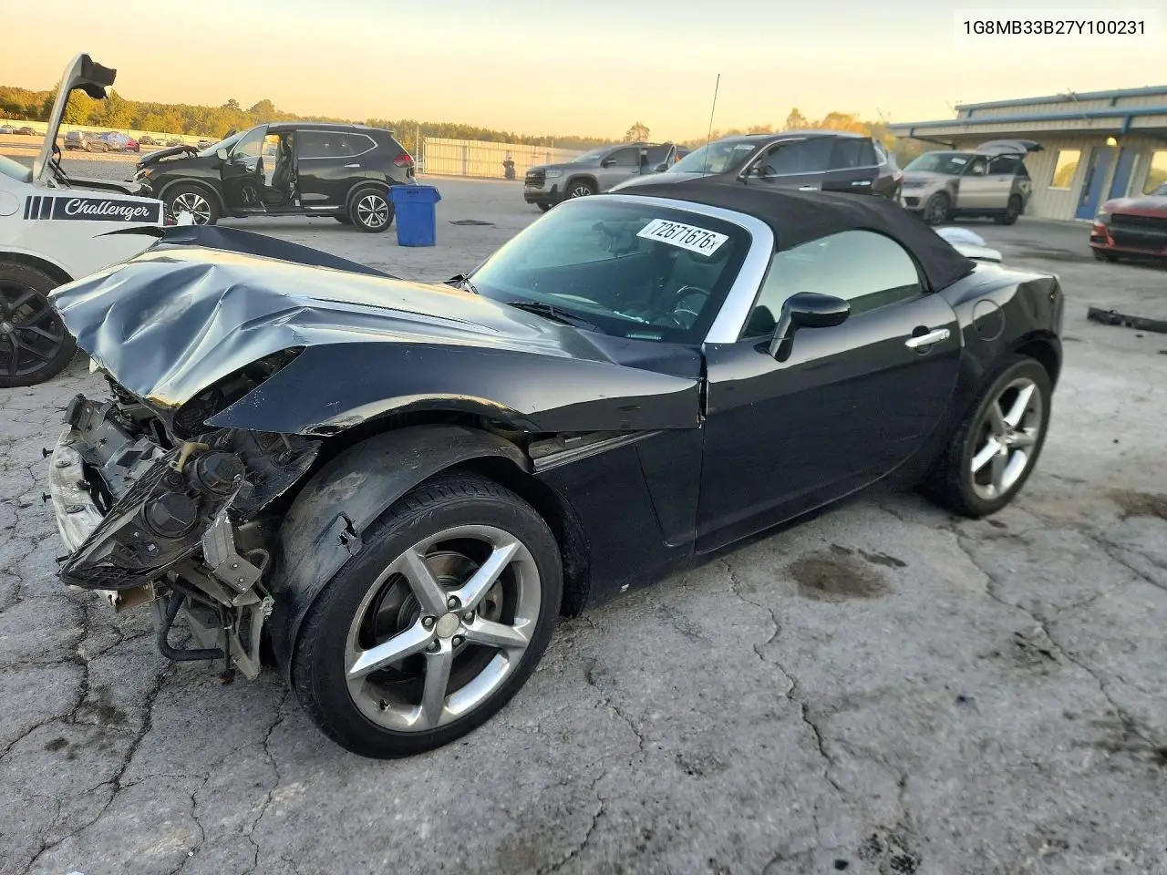 SATURN SKY 2007, VIN 1G8MB33B27Y100231