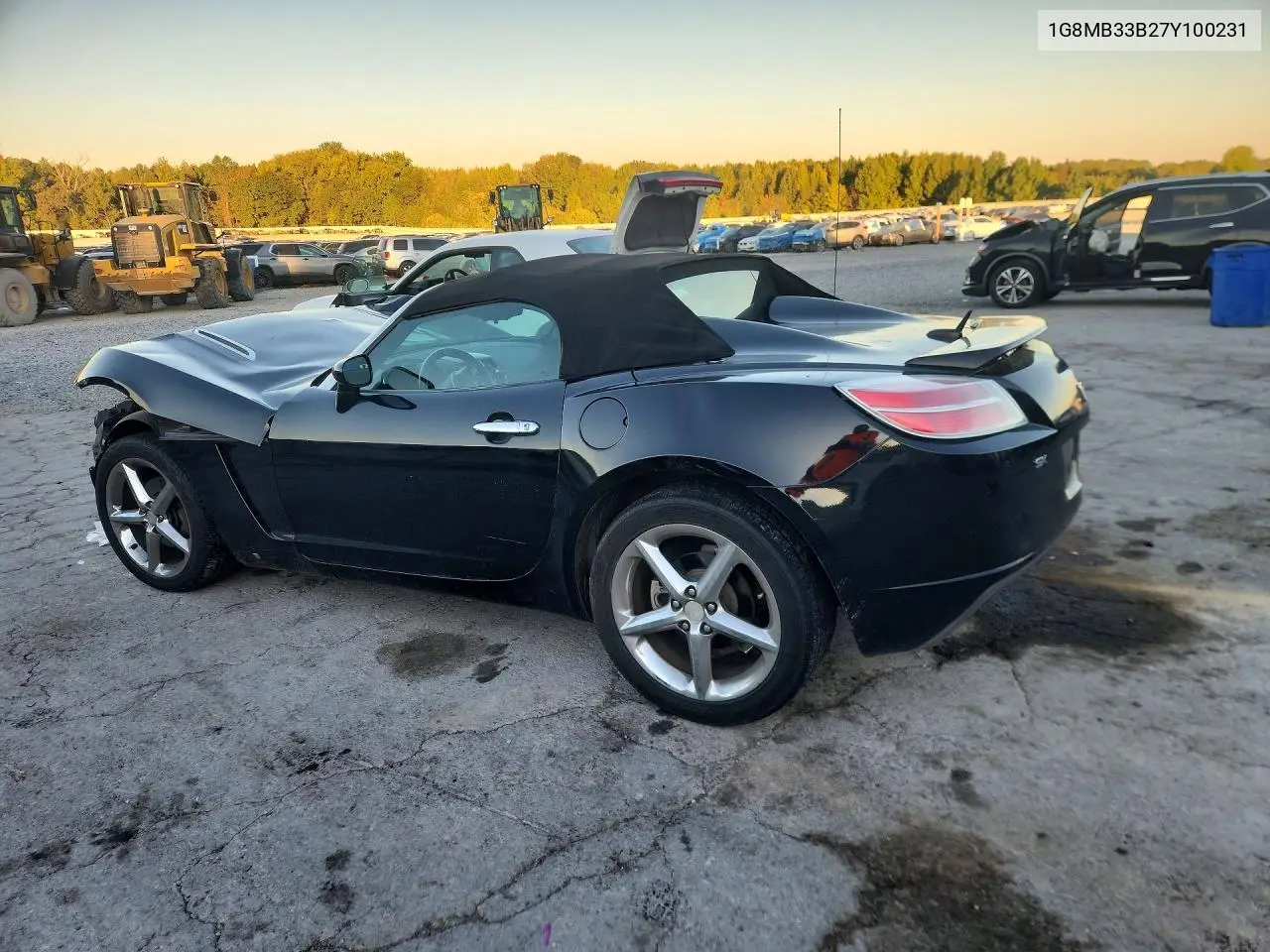2007 SATURN SKY VIN 1G8MB33B27Y100231 — фото 2