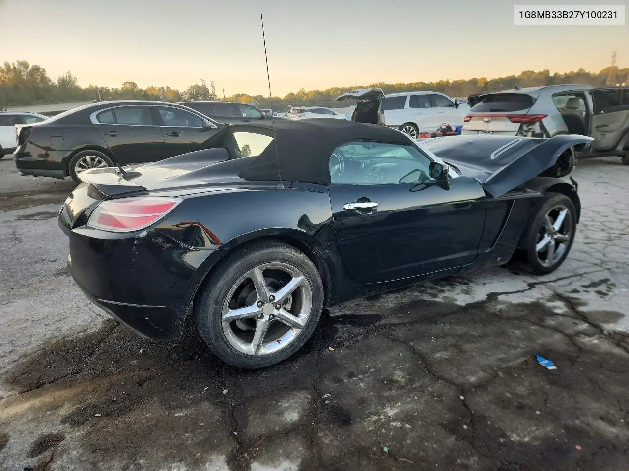 2007 SATURN SKY VIN 1G8MB33B27Y100231 — фото 3