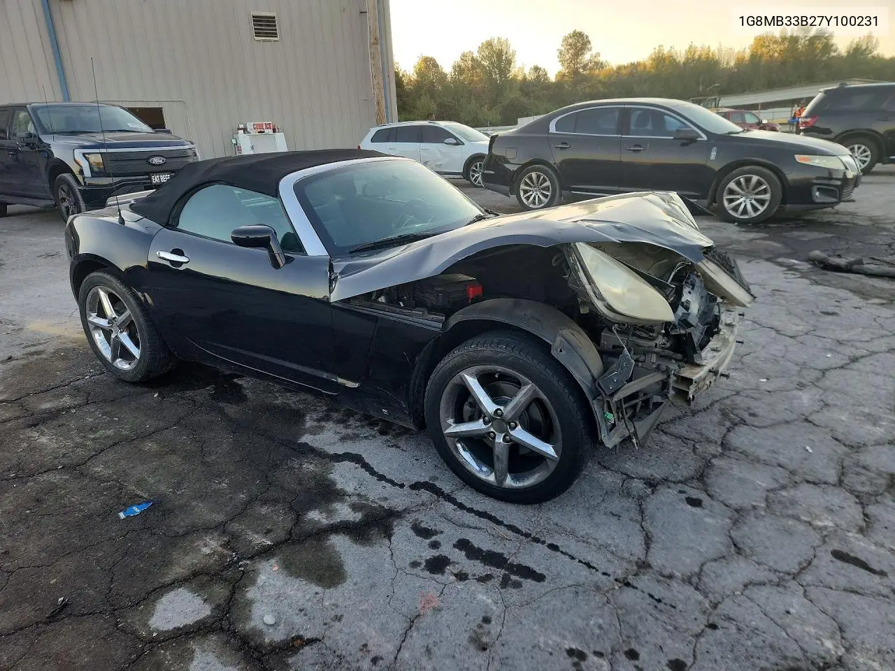 2007 SATURN SKY VIN 1G8MB33B27Y100231 — фото 4