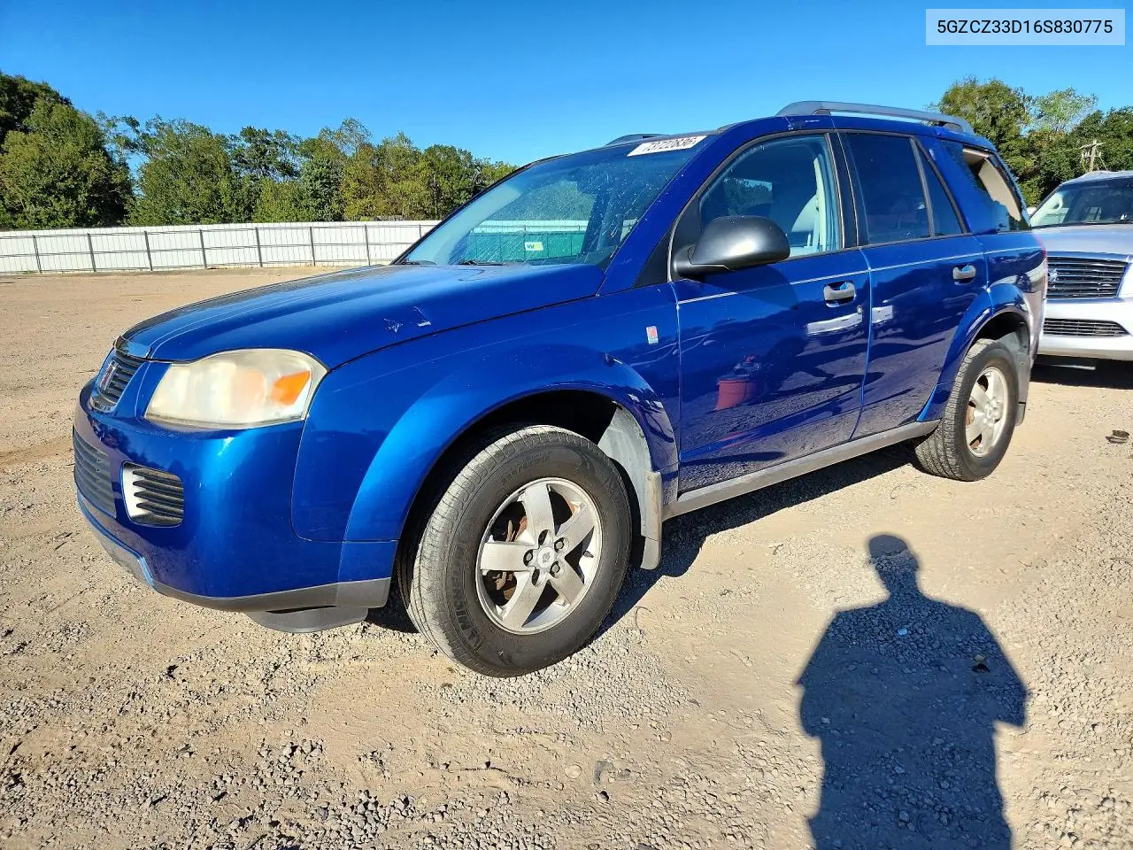 SATURN VUE 2006, VIN 5GZCZ33D16S830775