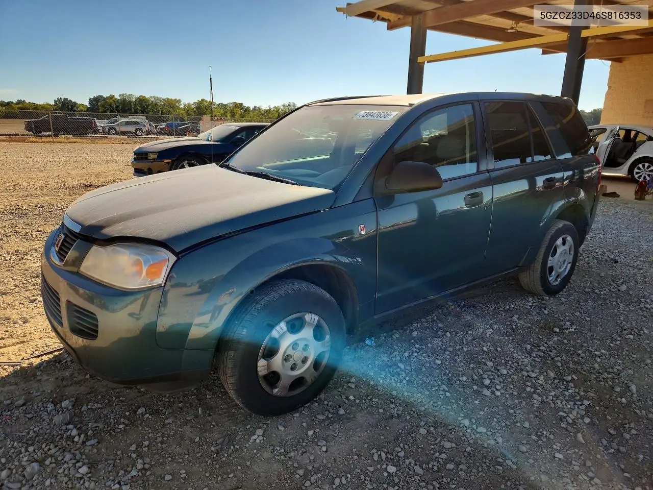 SATURN VUE 2006, VIN 5GZCZ33D46S816353