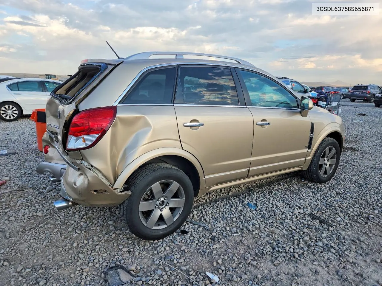 2008 SATURN VUE VIN 3GSDL63758S656871 — фото 3