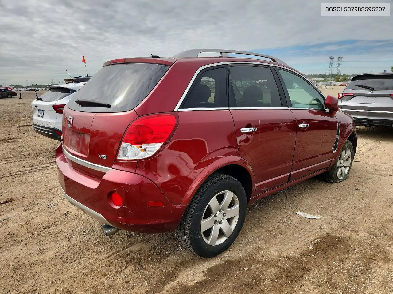 2008 SATURN VUE VIN 3GSCL53798S595207 — фото 3