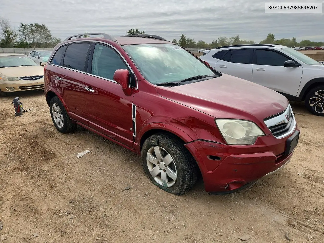 2008 SATURN VUE VIN 3GSCL53798S595207 — фото 4