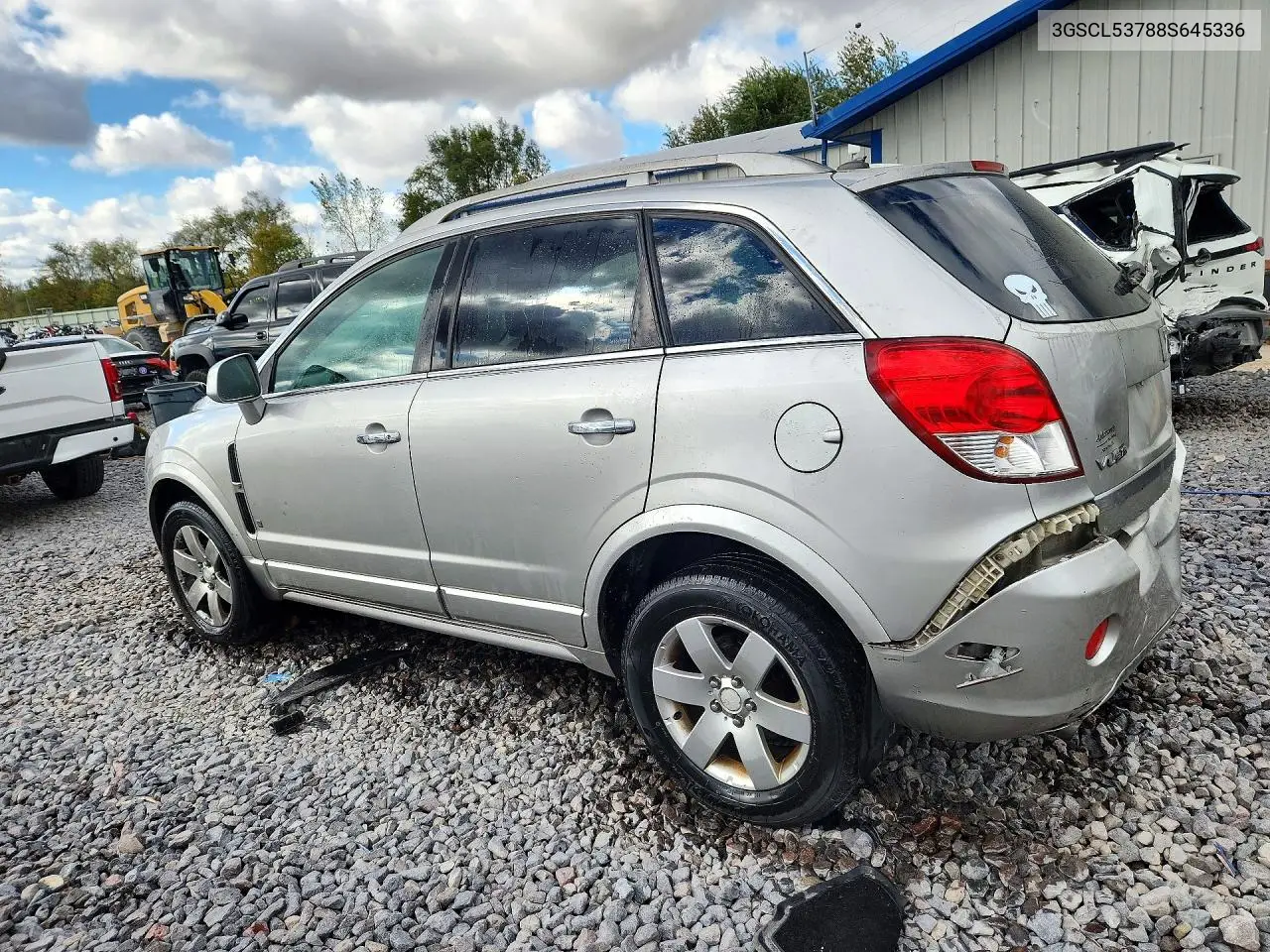 2008 SATURN VUE VIN 3GSCL53788S645336 — фото 2