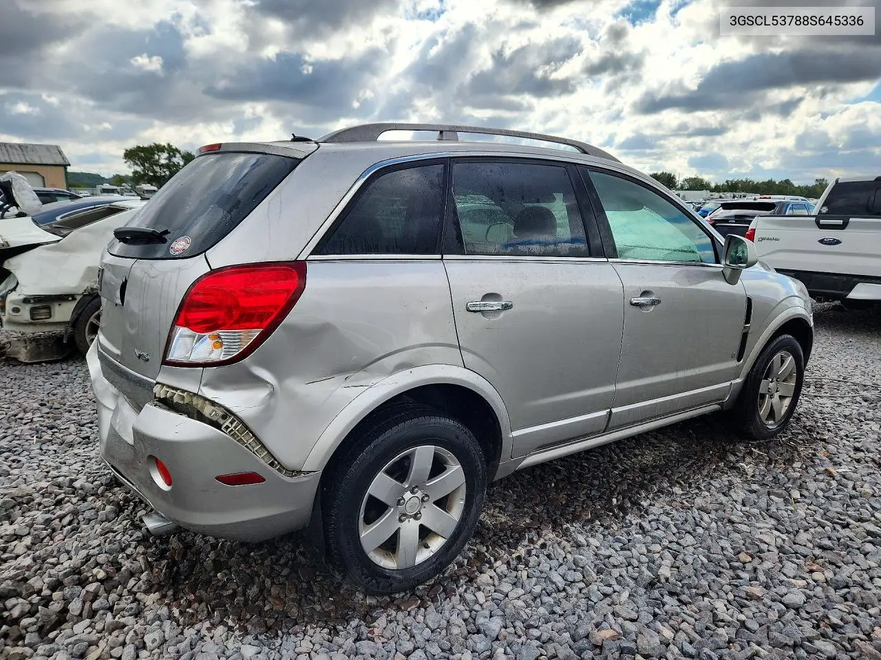 2008 SATURN VUE VIN 3GSCL53788S645336 — фото 3