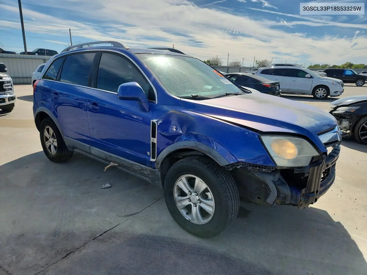 2008 SATURN VUE VIN 3GSCL33P18S53325W — фото 4