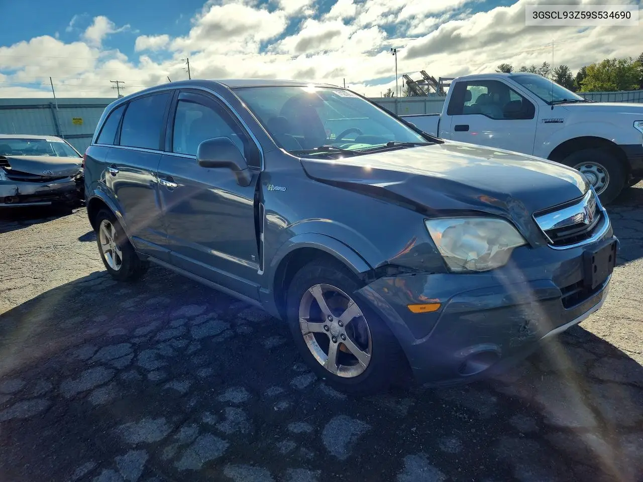 2009 SATURN VUE VIN 3GSCL93Z59S534690 — фото 4