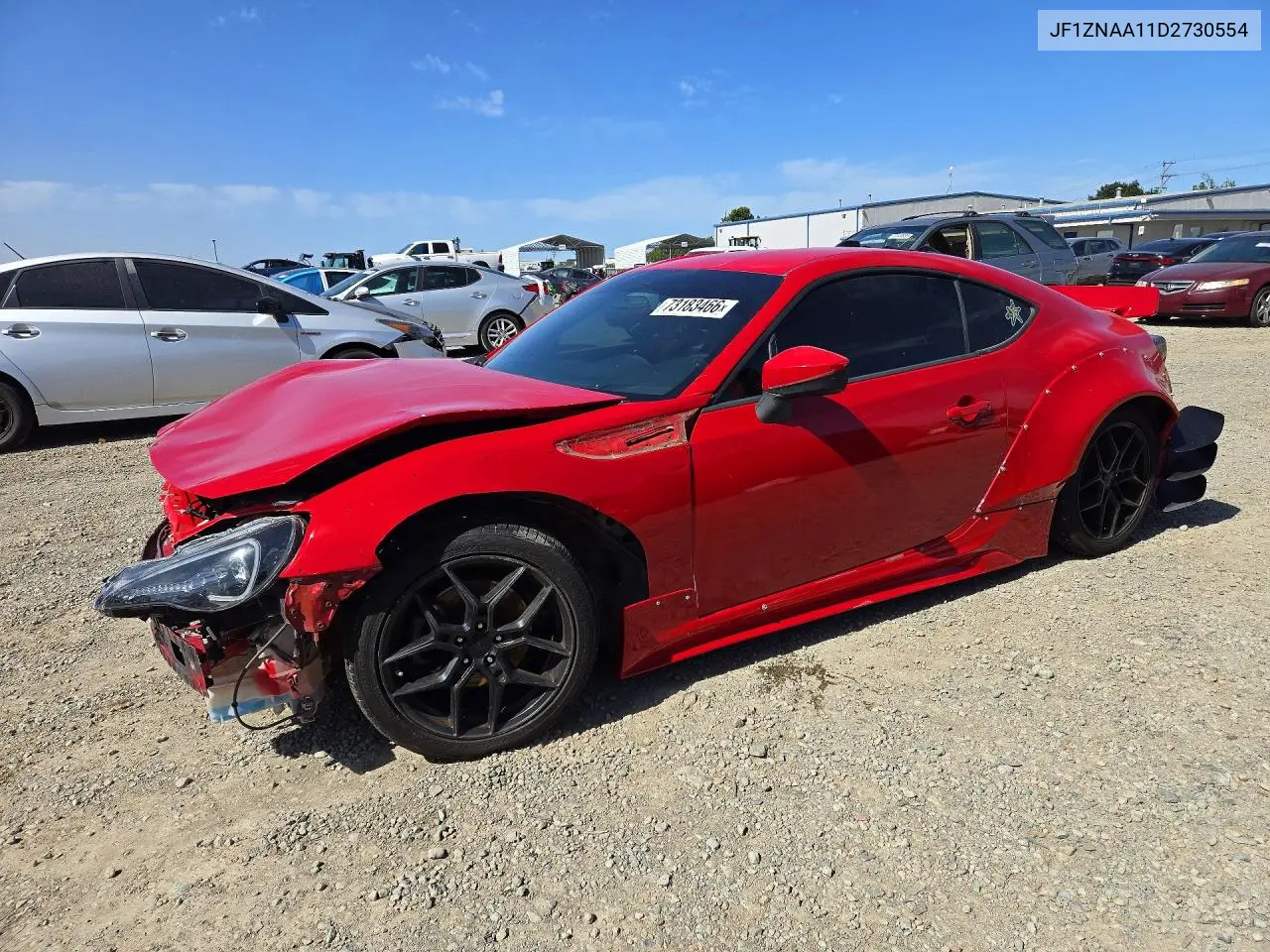SCION FR-S 2013, VIN JF1ZNAA11D2730554