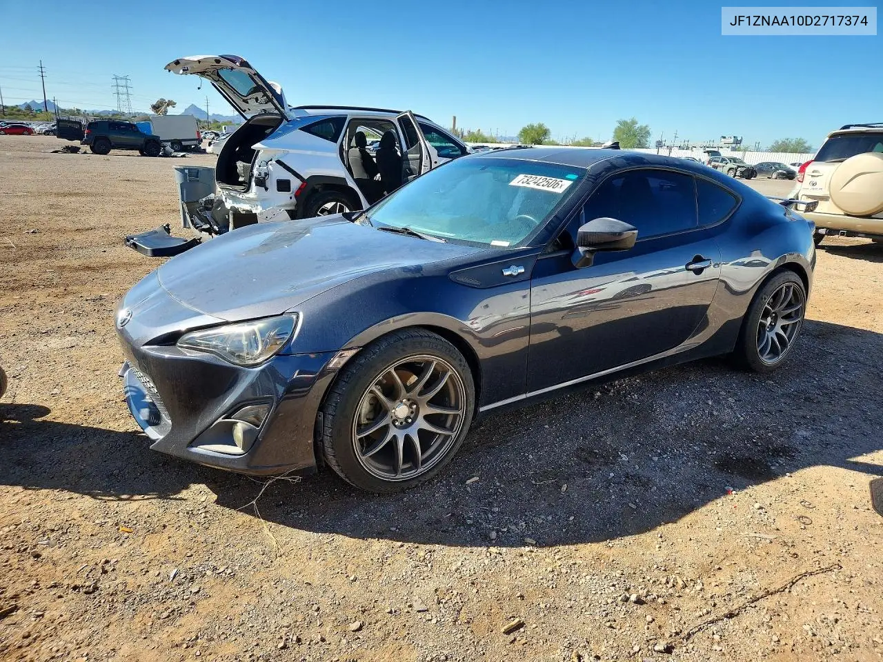 SCION FR-S 2013, VIN JF1ZNAA10D2717374