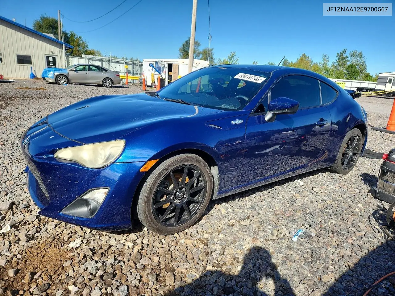 SCION FR-S 2014, VIN JF1ZNAA12E9700567