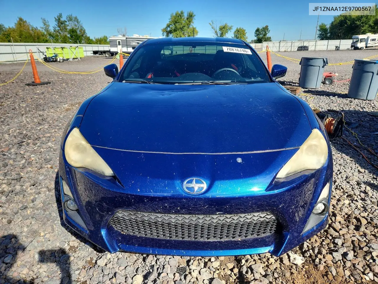 2014 SCION FR-S VIN JF1ZNAA12E9700567 — фото 5