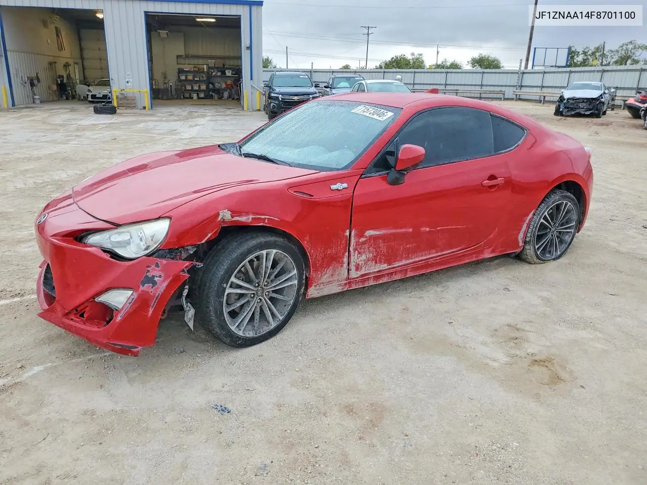SCION FR-S 2015, VIN JF1ZNAA14F8701100