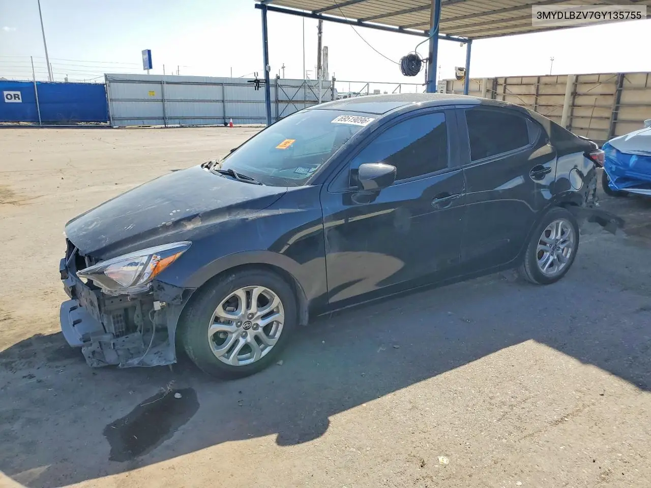 SCION IA 2016, VIN 3MYDLBZV7GY135755