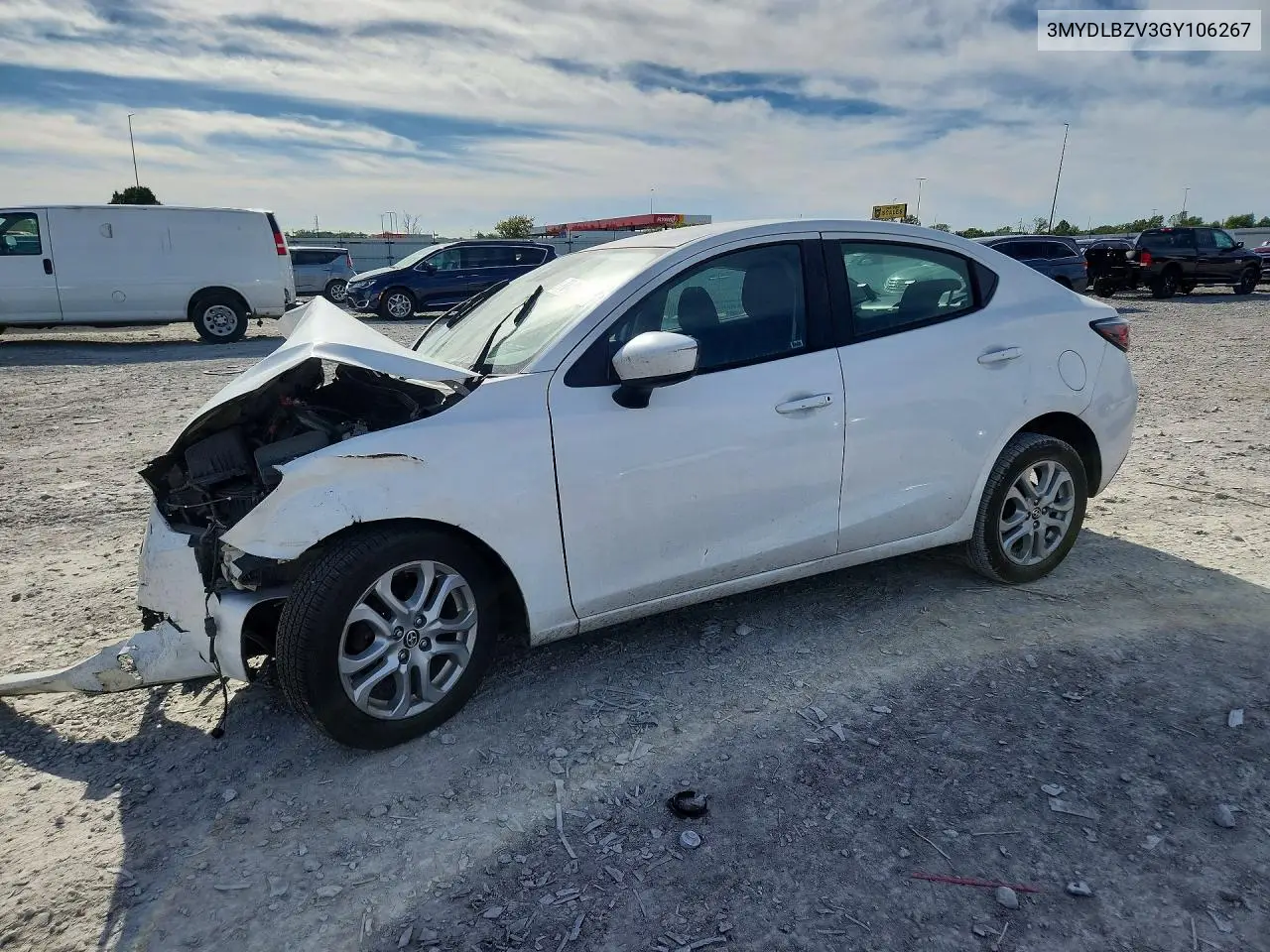 SCION IA 2016, VIN 3MYDLBZV3GY106267