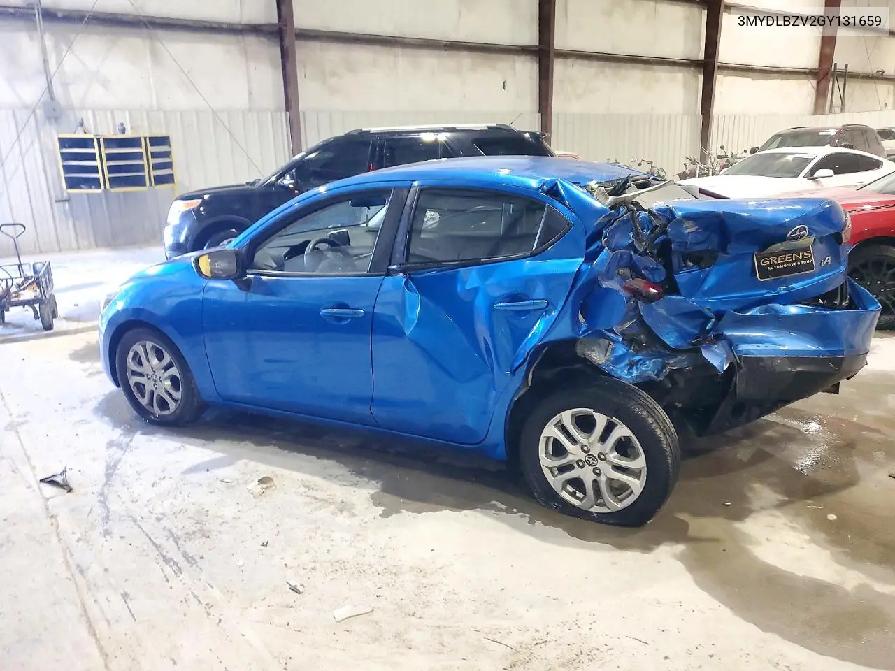 2016 SCION IA VIN 3MYDLBZV2GY131659 — фото 2