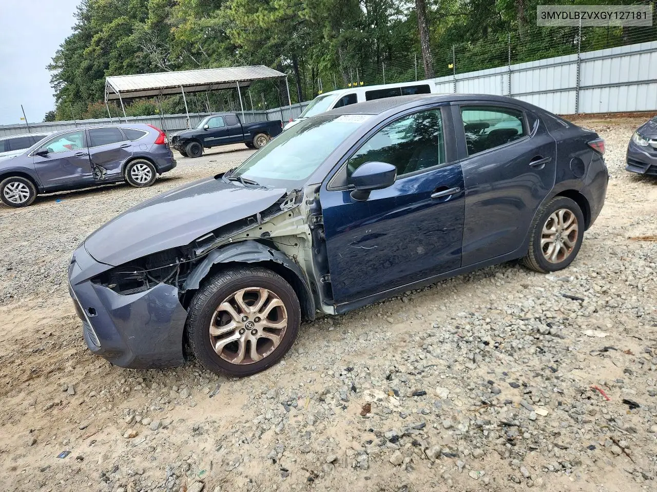 SCION IA 2016, VIN 3MYDLBZVXGY127181