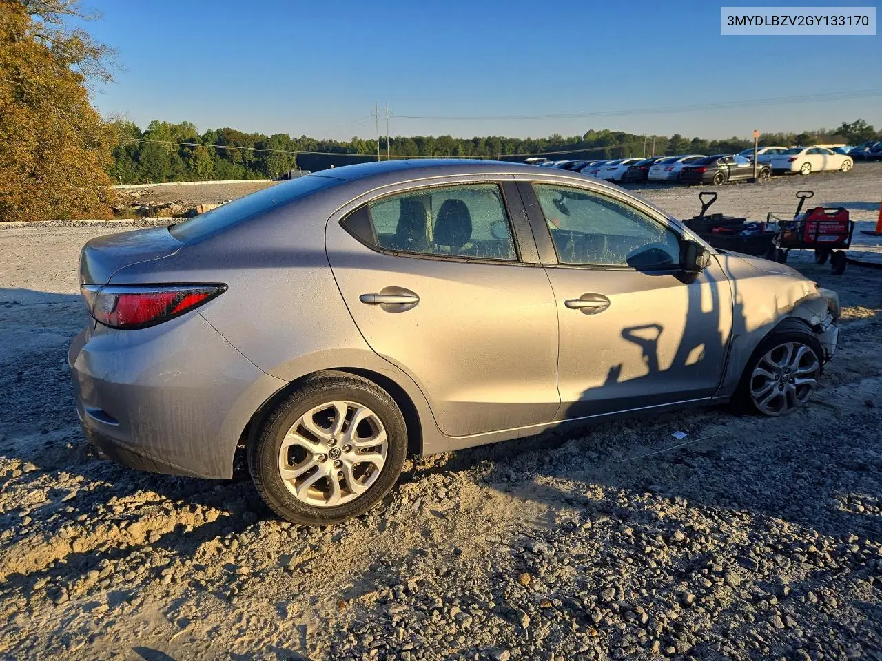 2016 SCION IA VIN 3MYDLBZV2GY133170 — фото 3