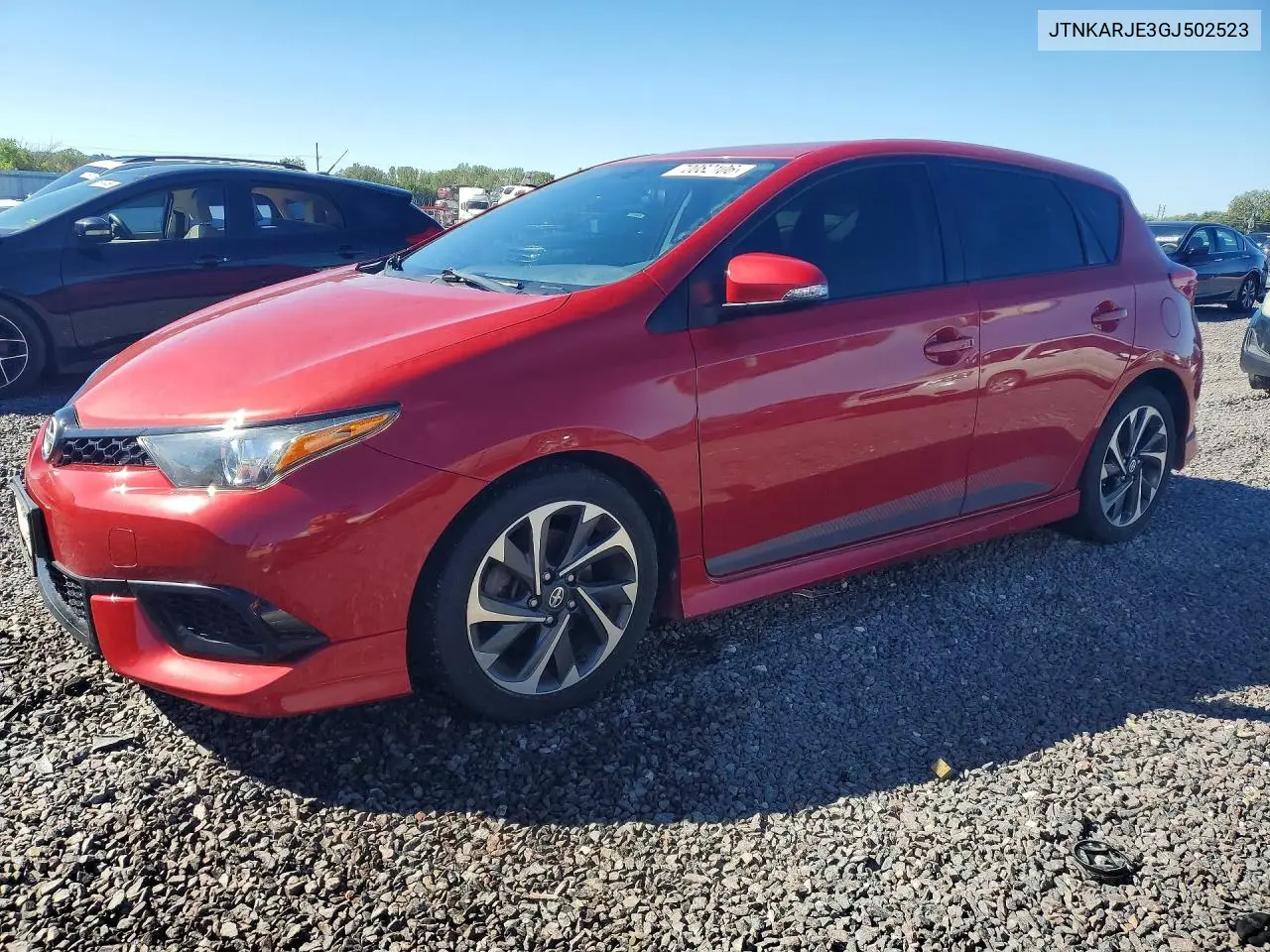 SCION IM 2016, VIN JTNKARJE3GJ502523
