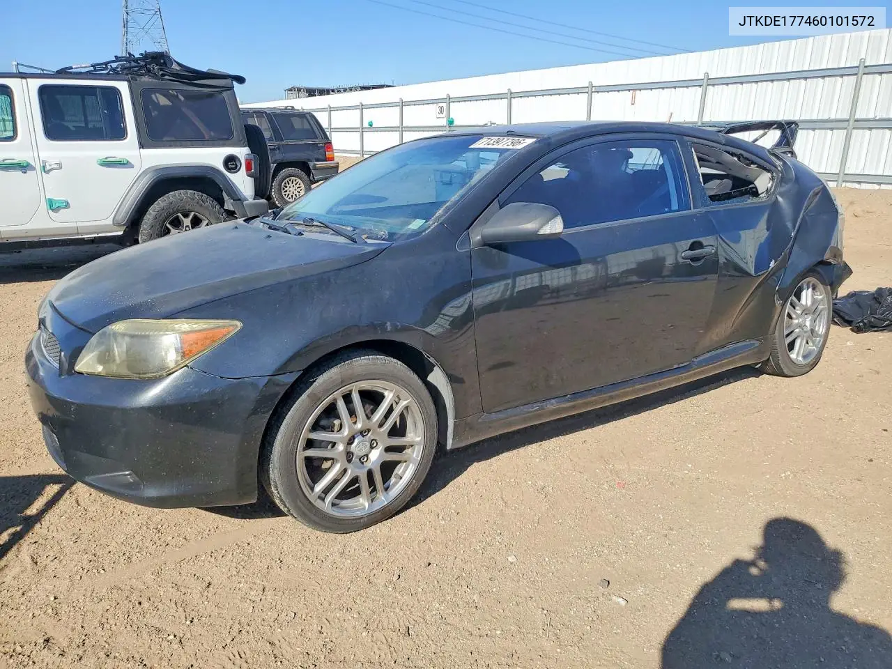 SCION TC 2006, VIN JTKDE177460101572