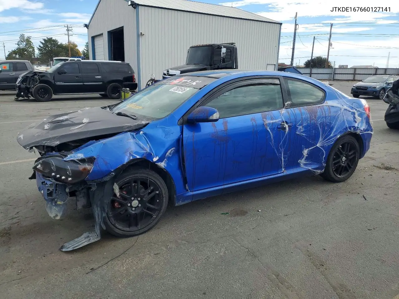 SCION TC 2006, VIN JTKDE167660127141