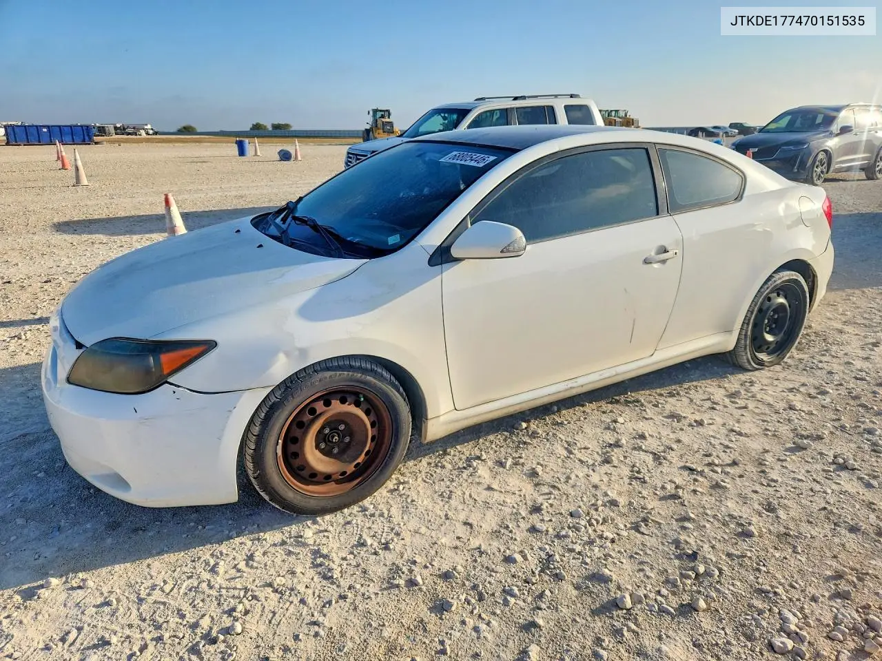 SCION TC 2007, VIN JTKDE177470151535