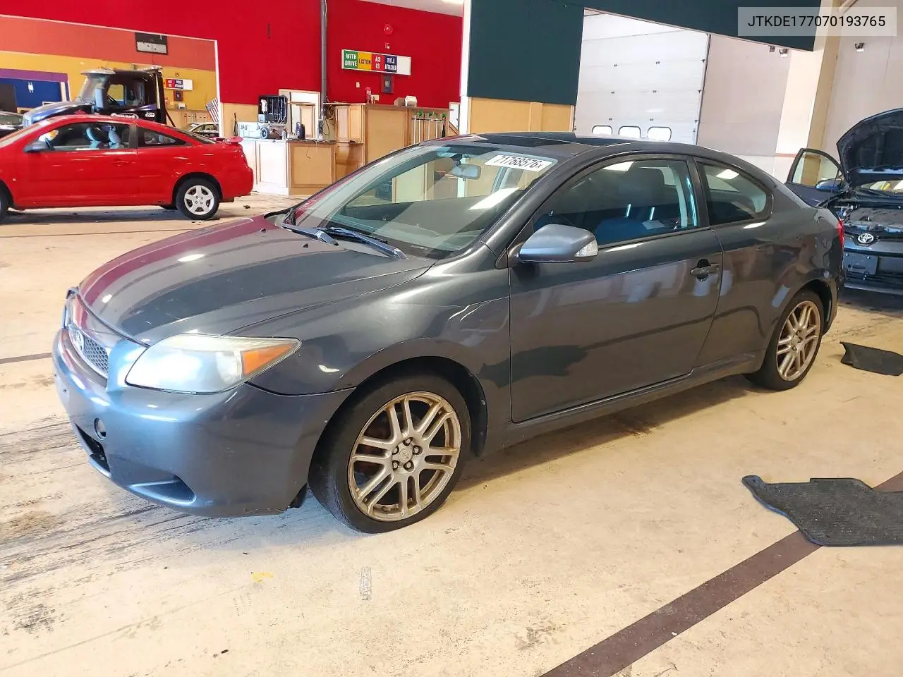 SCION TC 2007, VIN JTKDE177070193765