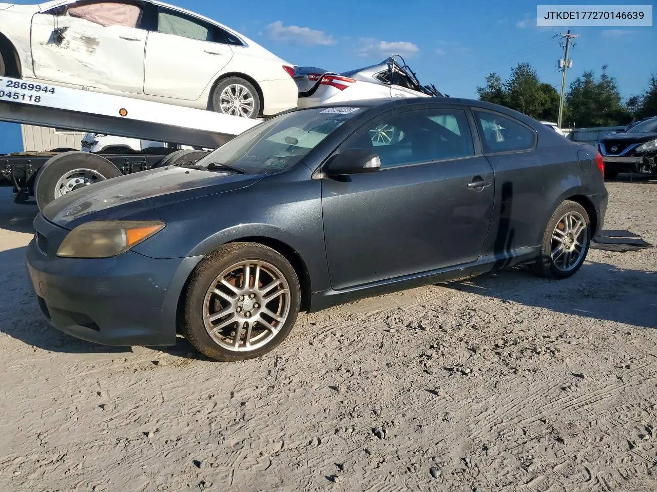 SCION TC 2007, VIN JTKDE177270146639