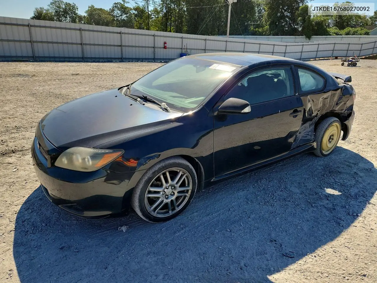 SCION TC 2008, VIN JTKDE167680270092