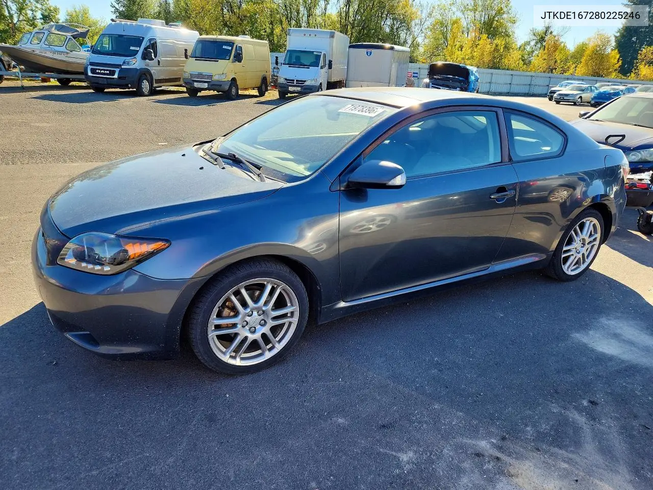 SCION TC 2008, VIN JTKDE167280225246