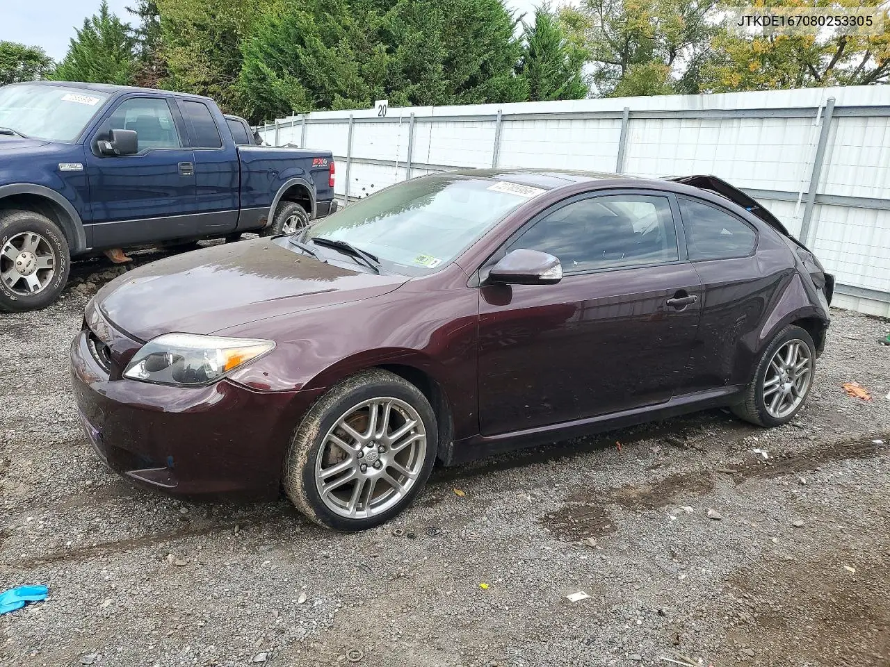 SCION TC 2008, VIN JTKDE167080253305